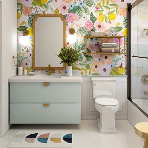 Цветная и яркая ванная комната: как преобразить санузел в Покровске - pokrovsk.mebel54.com | фото