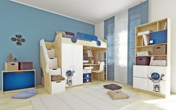 Детская комната Санни (Белый/корпус Клен) в Покровске - pokrovsk.mebel54.com | фото