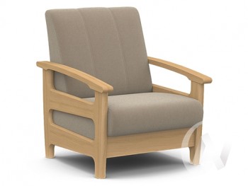 Кресло для отдыха Омега (бук лак/CATANIA LATTE) в Покровске - pokrovsk.mebel54.com | фото