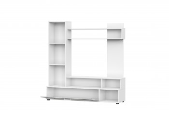 Мебель для гостиной "МГС 9" Белый / Цемент светлый в Покровске - pokrovsk.mebel54.com | фото