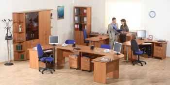 Мебель для персонала Альфа 61 Ольха в Покровске - pokrovsk.mebel54.com | фото